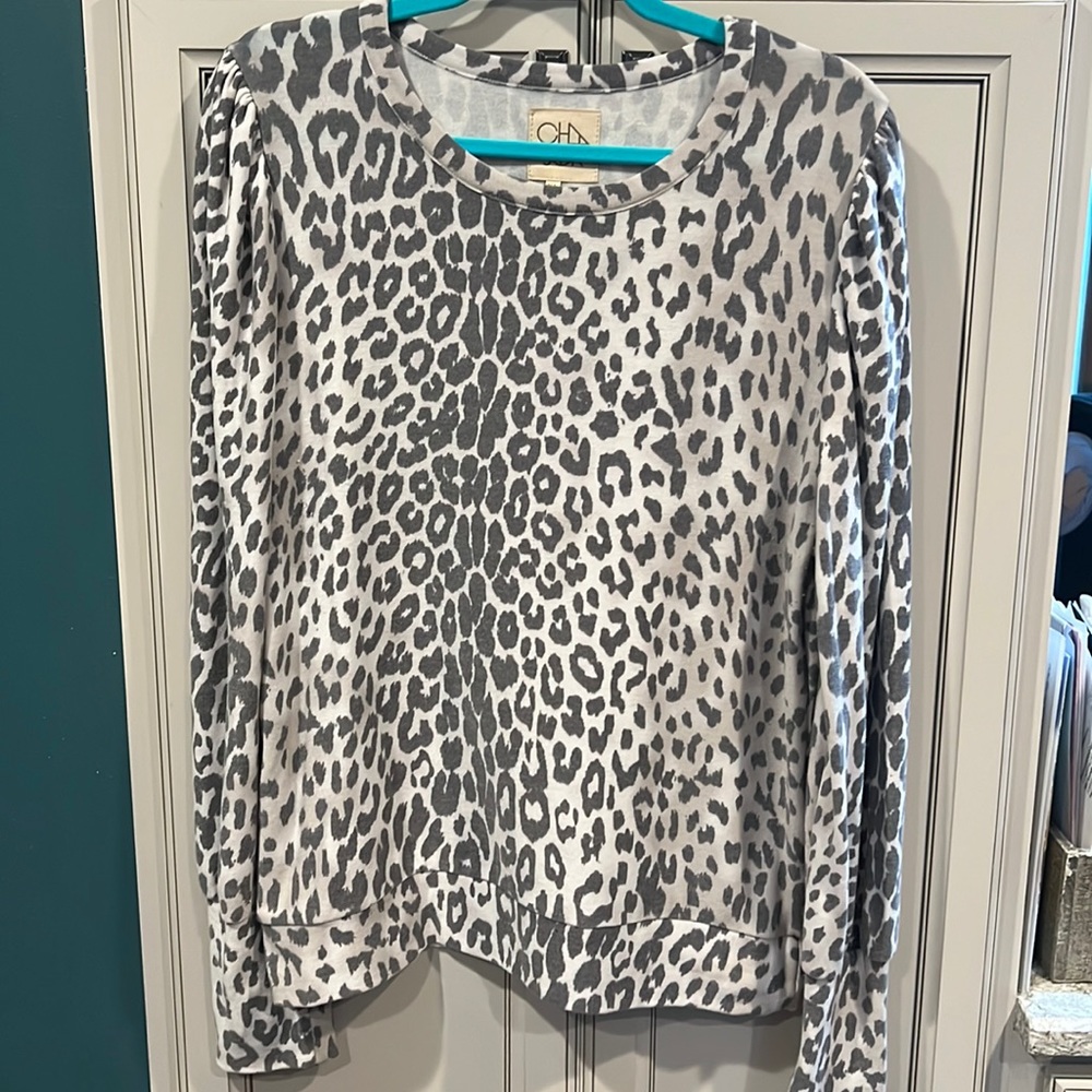 Chaser Leopard Sweater